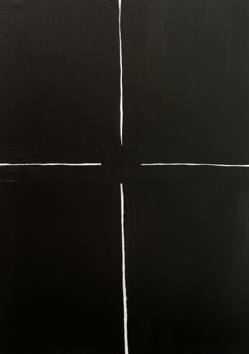 toni font - pollensa - 2016 QUATRE linees pintura vinílica 100x70