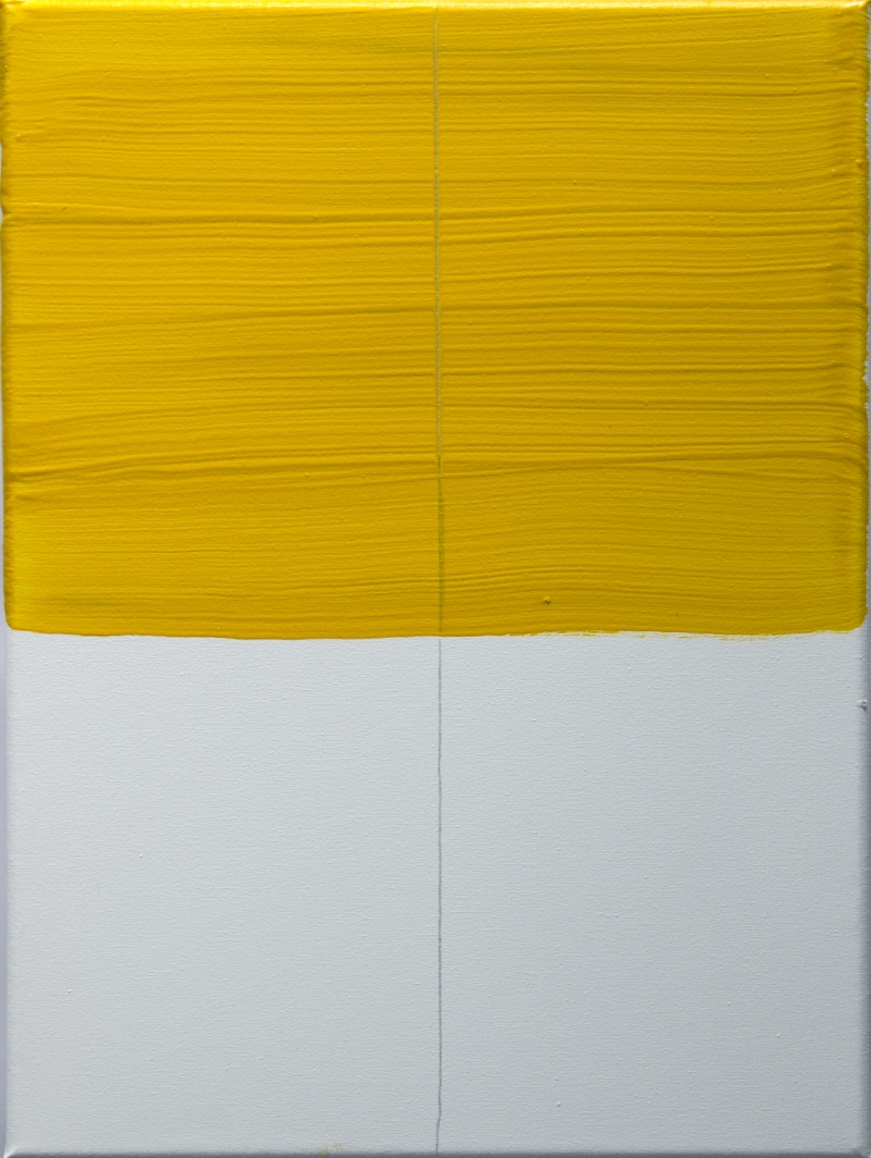 toni font - pollensa - 2016 linea damunt groc tm sobre tela 30X41