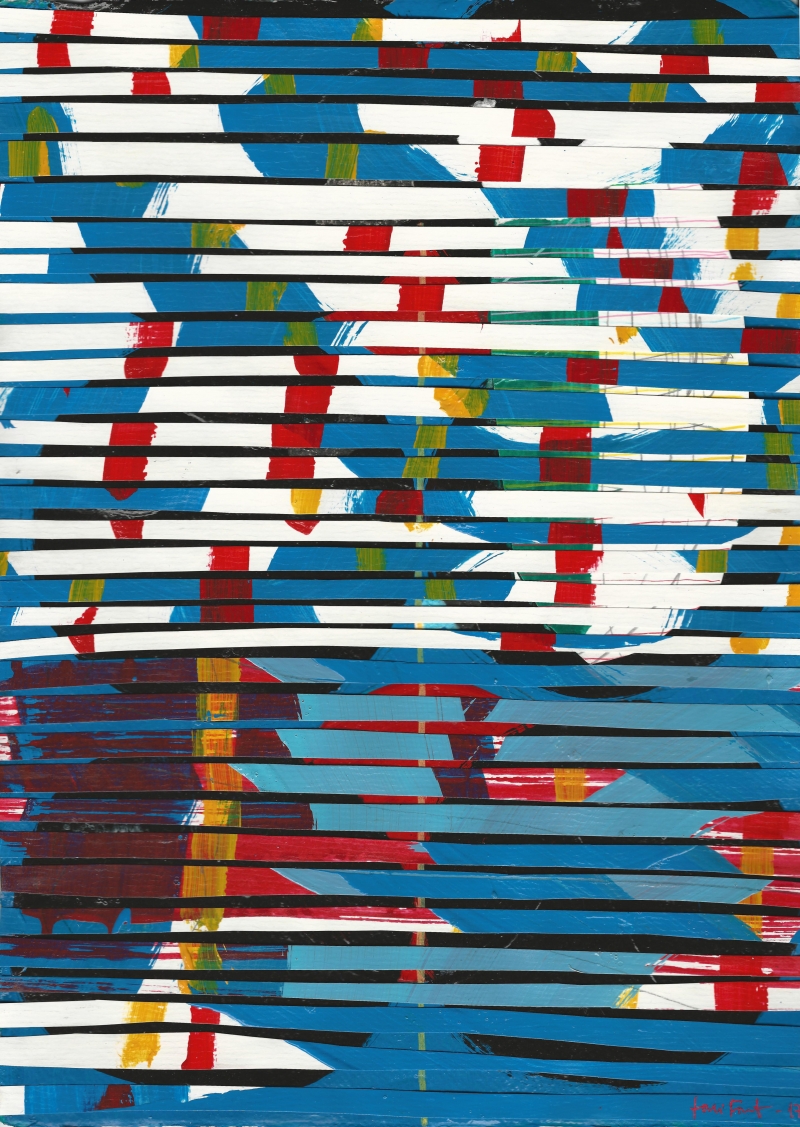 toni font - pollensa - 2016 pintura fragmentada colors collage 40x30
