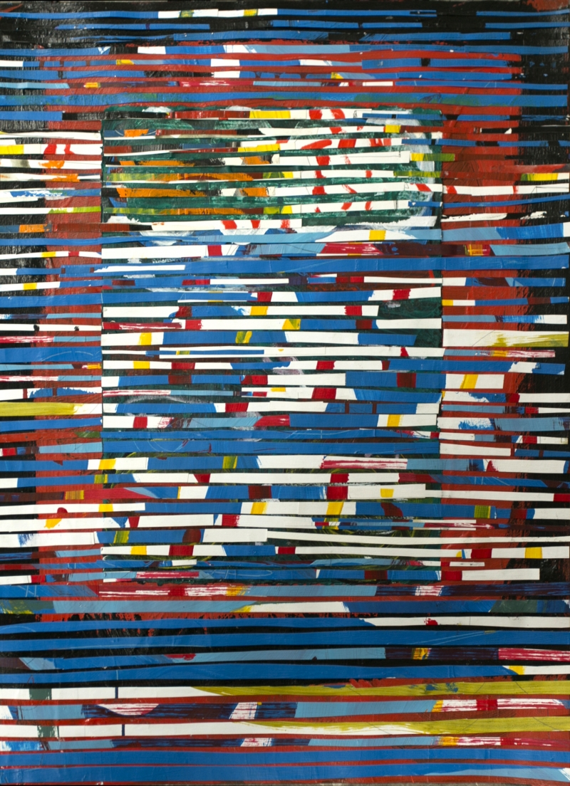 toni font - pollensa - 2017 pintura fragmentada colors collage 50x70